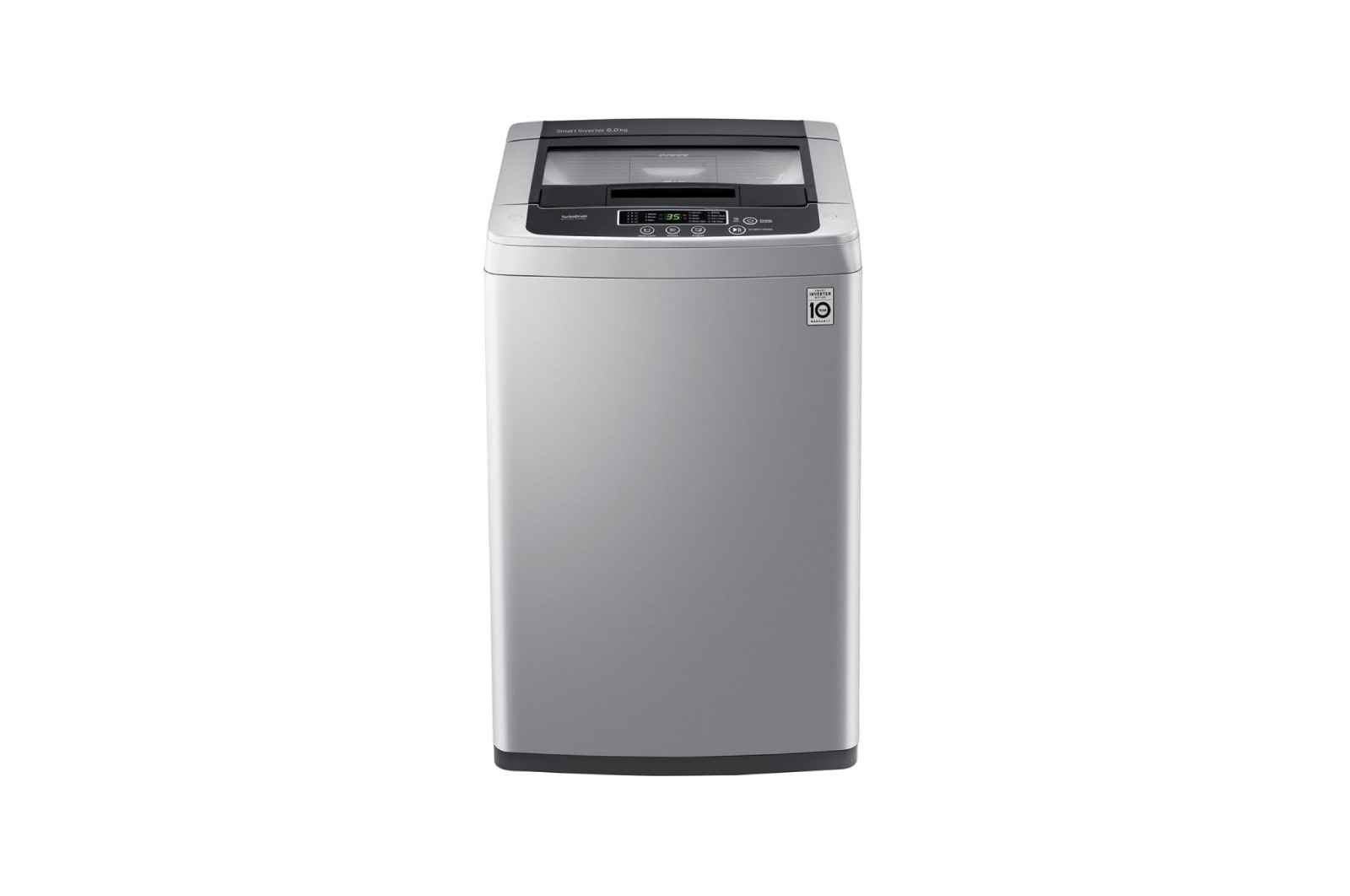 LG Mesin Cuci LG 8kg, Top Loading - Smart Inverter dengan Turbo Drum™, T2108VSPCK